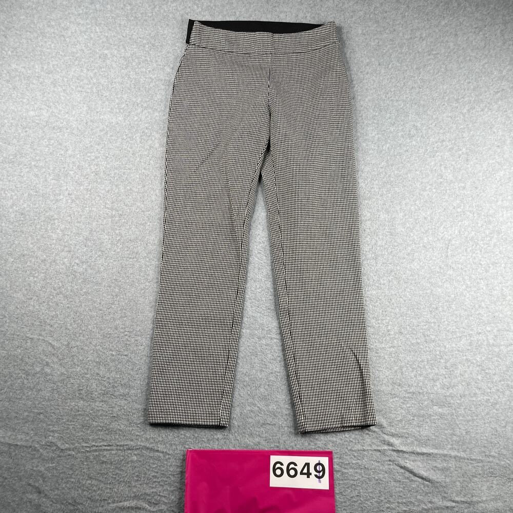 A New Day Casual Dress Pants Womens Size 2 HoundsTooth Stretch Classic